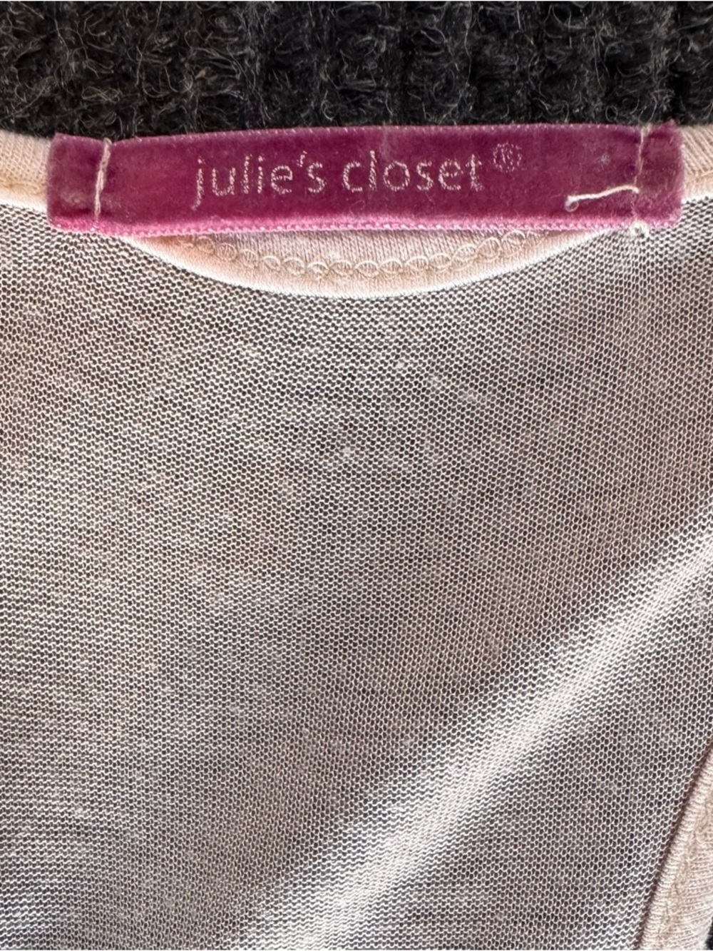 Julie’s Closet Sequin Racerback Tank Top in Champagne - Picture 4 of 5